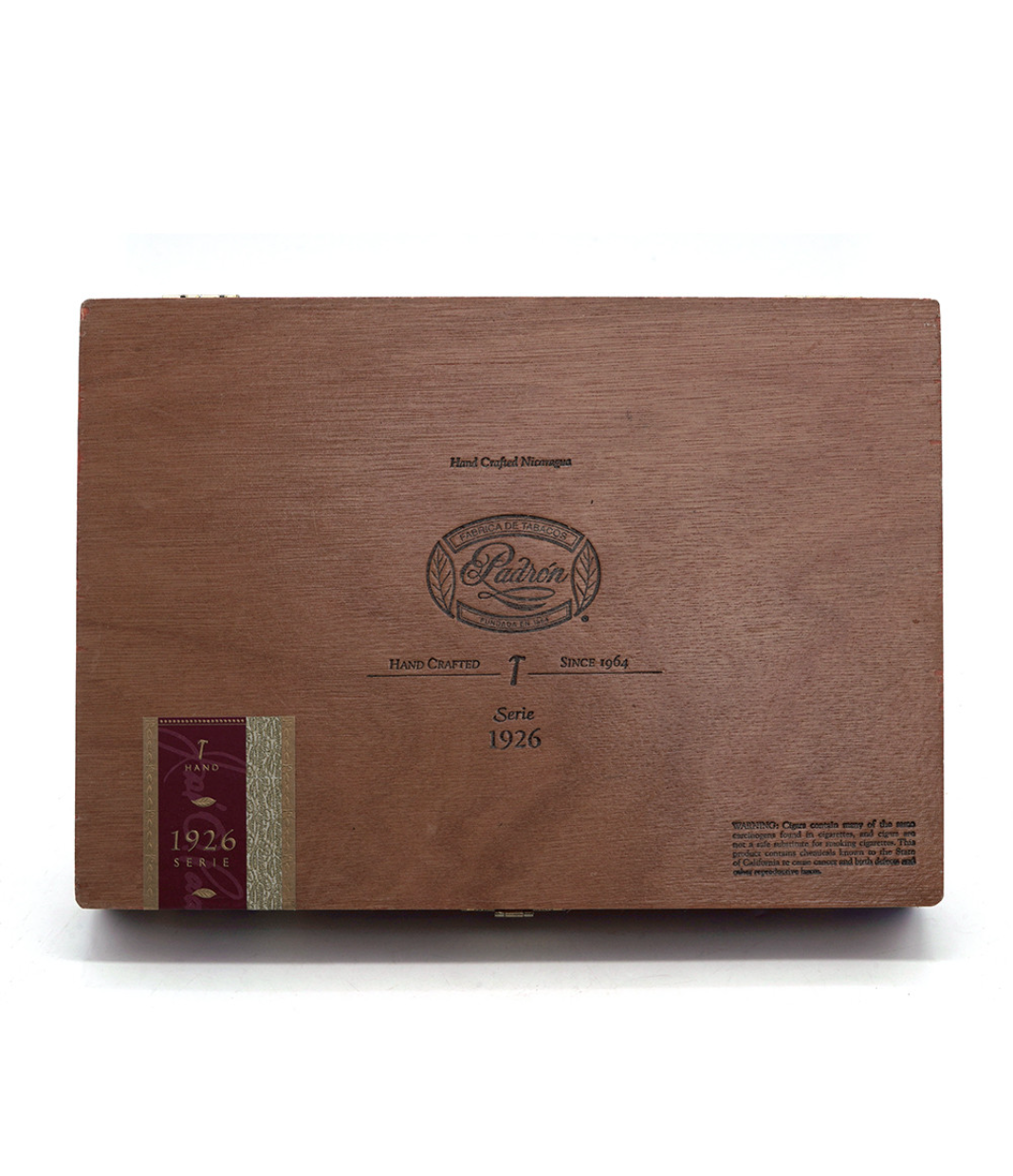 Padron 1926 Serie No. 1 Cigar Box View 4 from AuCigars, premium Cuban cigar