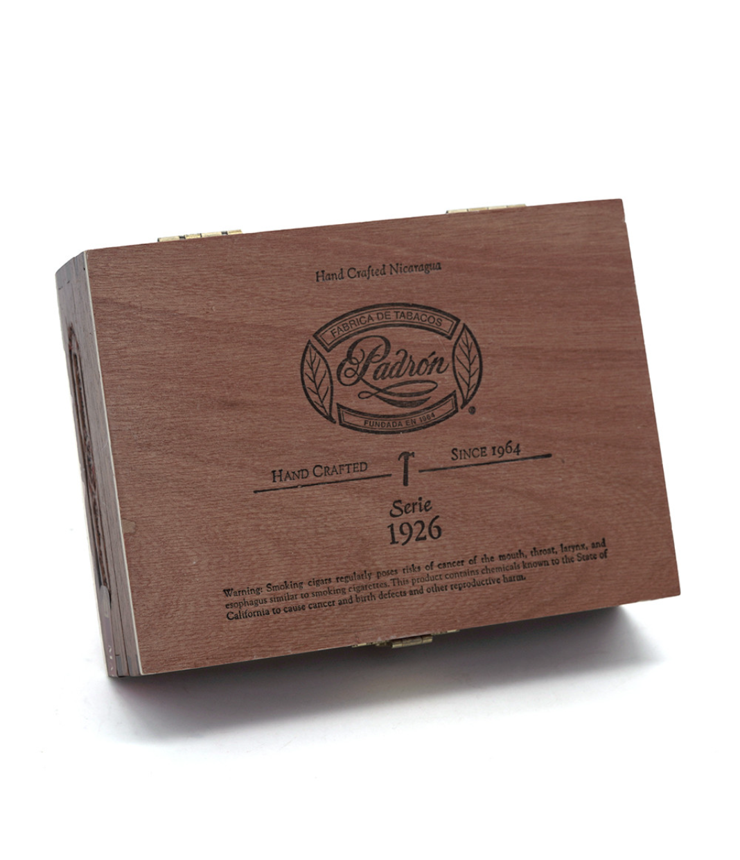 Padron 1926 Serie No. 2 Belicoso Maduro Cigar Box View 3 from AuCigars, premium Cuban cigar