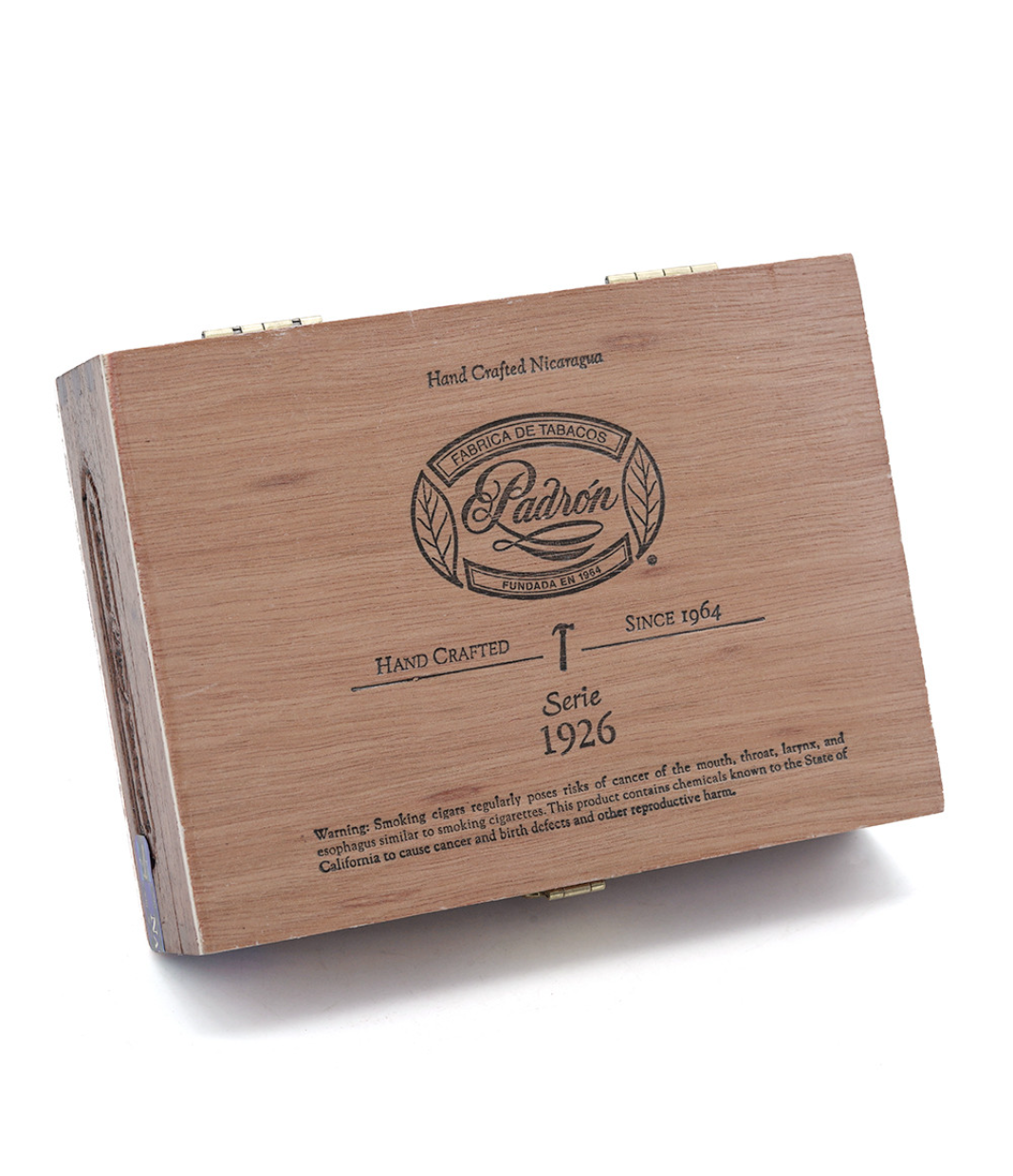 Padron 1926 Serie No. 2 Belicoso Natural Cigar Box View 3 from AuCigars, premium Cuban cigar