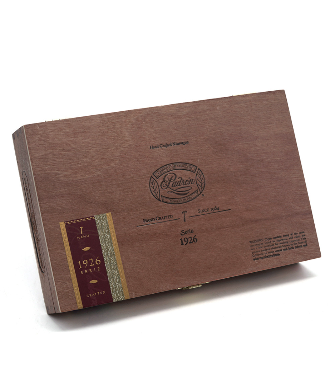 Padron 1926 Serie No. 2 Maduro Cigar Box View 3 from AuCigars, premium Cuban cigar