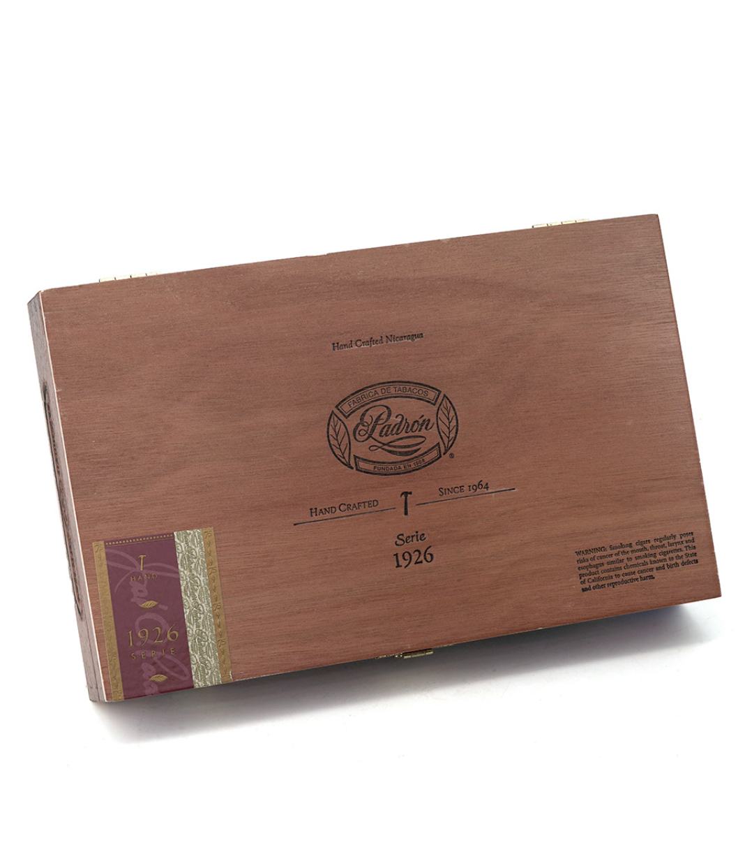 Padron 1926 Serie No. 2 Cigar Box View 3 from AuCigars, premium Cuban cigar