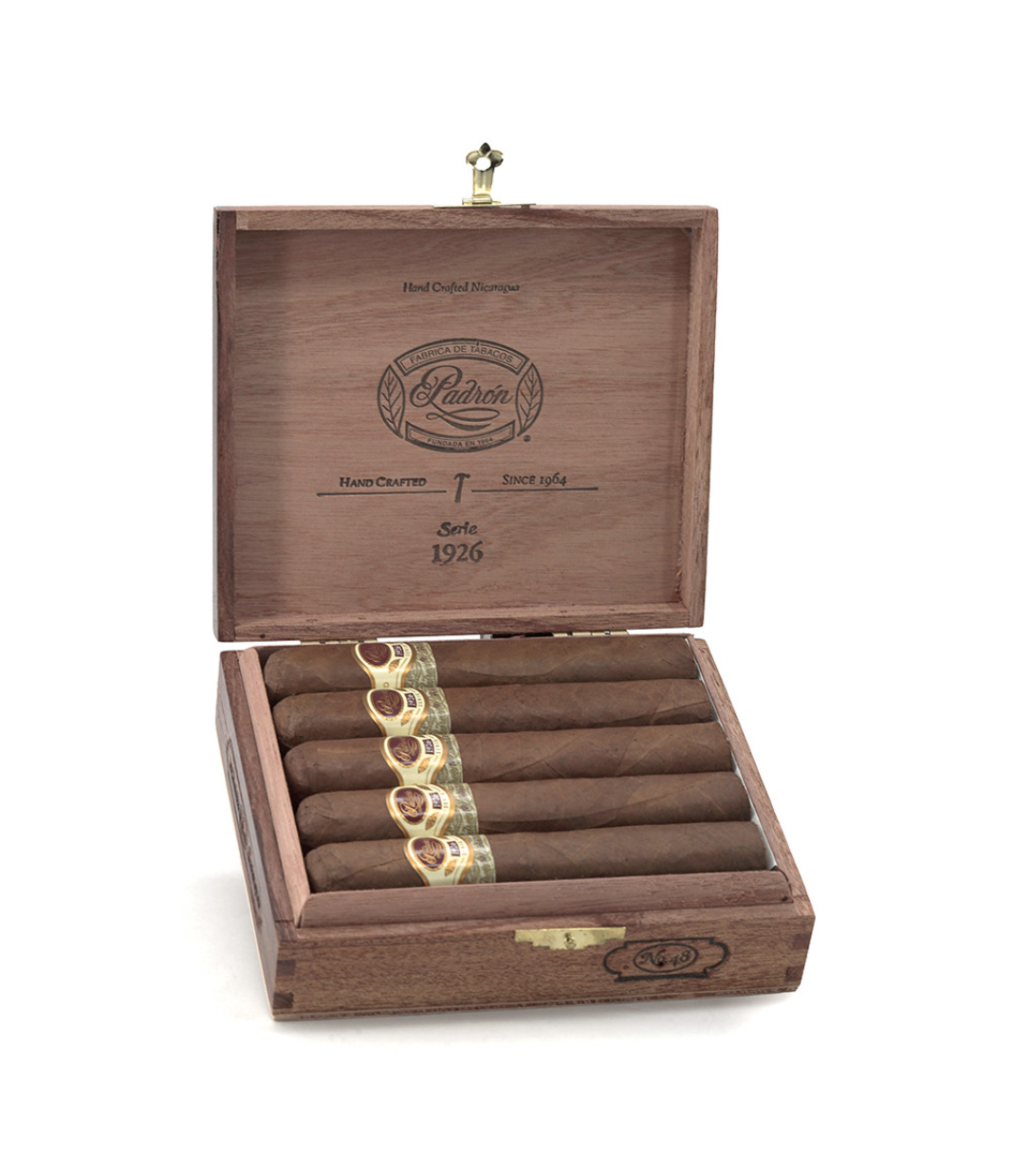 Padron 1926 Serie No. 48 Cigar Box of 10 close-up from AuCigars, premium Cuban cigar