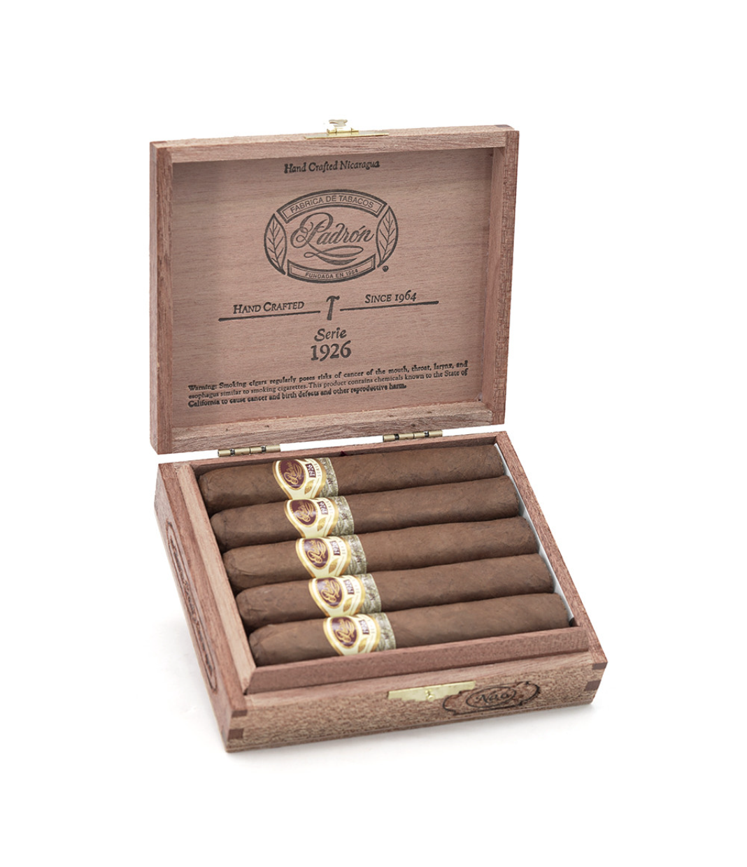 Padron 1926 Serie No. 6 Natural Cigar Box of 10 close-up from AuCigars, premium Cuban cigar