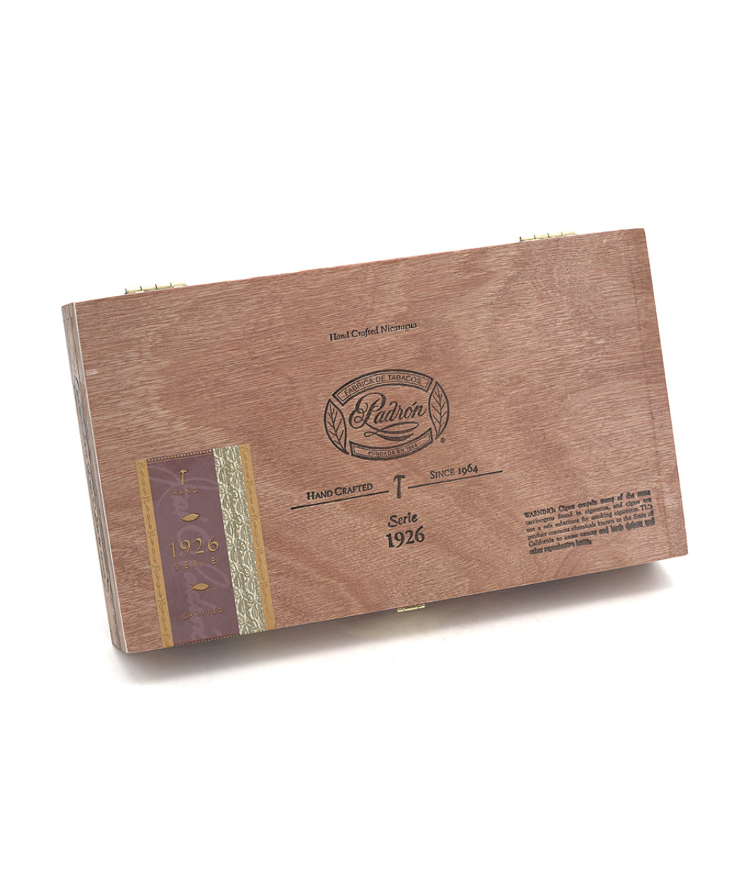 Padron 1926 Serie No. 6 Cigar Box View 3 from AuCigars, premium Cuban cigar