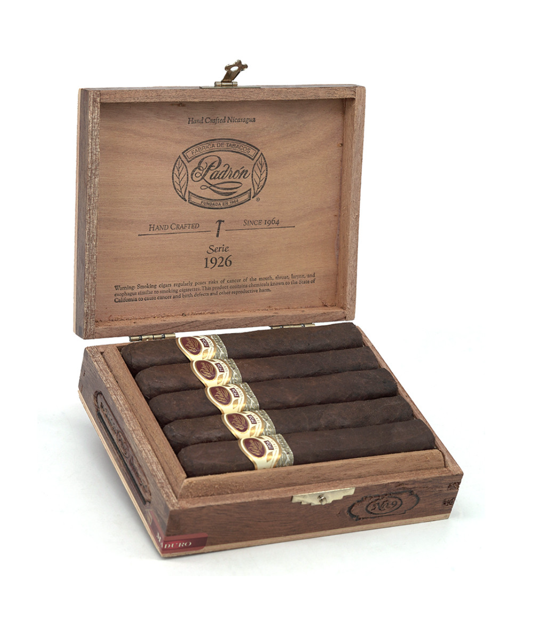 Padron 1926 Serie No. 9 Maduro Cigar Box of 10 close-up from AuCigars, premium Cuban cigar