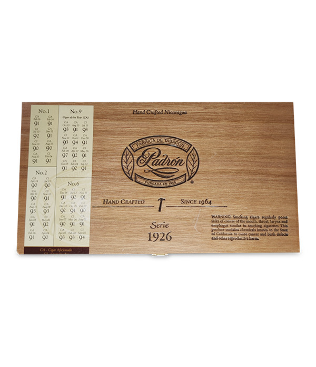 Padron 1926 Series Sampler Cigar Box View 3 from AuCigars, premium Cuban cigar