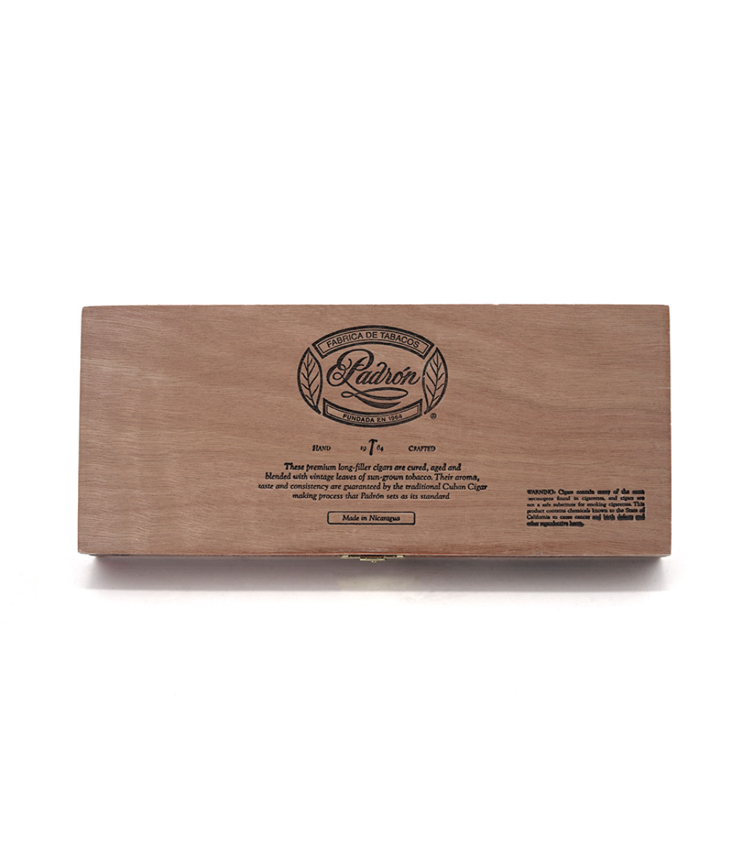 Padron 1964 Anniversary Series Hermoso Maduro Cigar Box View 4 from AuCigars, premium Cuban cigar