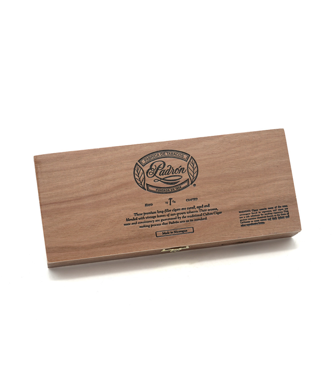 Padron 1964 Anniversary Series Hermoso Cigar Box View 3 from AuCigars, premium Cuban cigar
