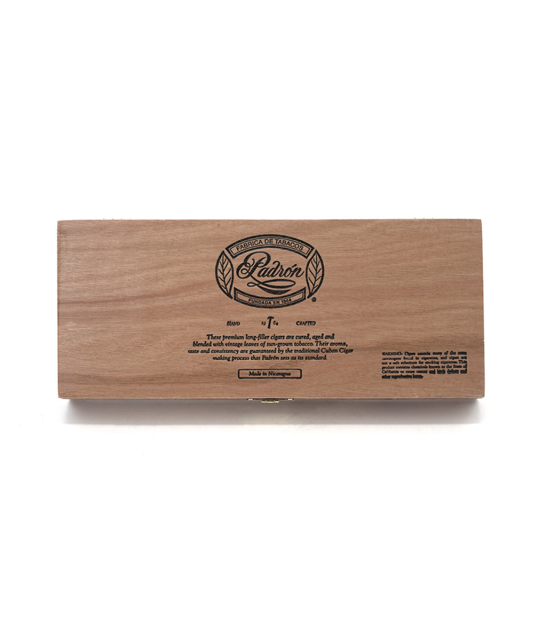 Padron 1964 Anniversary Series Hermoso Cigar Box View 4 from AuCigars, premium Cuban cigar