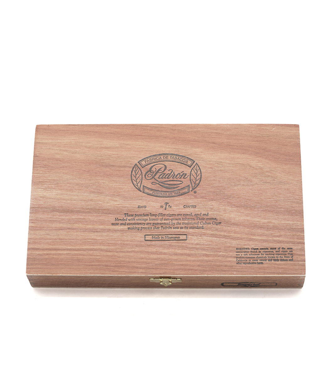 Padron 1964 Anniversary Series Imperial Cigar Box View 4 from AuCigars, premium Cuban cigar