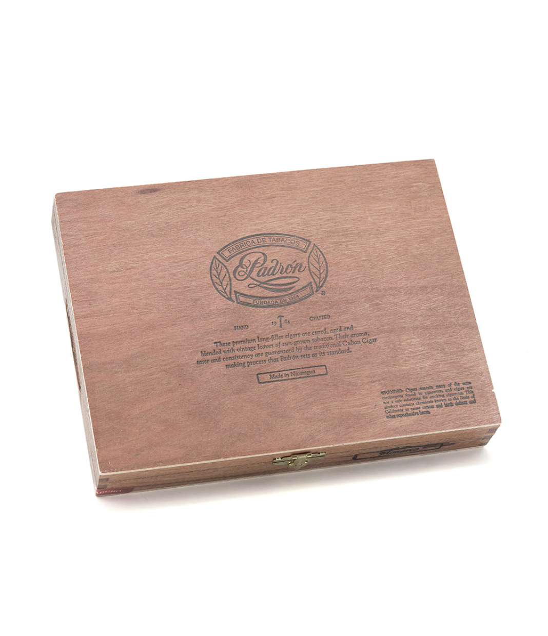 Padron 1964 Anniversary Series Monarca Maduro Cigar Box View 3 from AuCigars, premium Cuban cigar