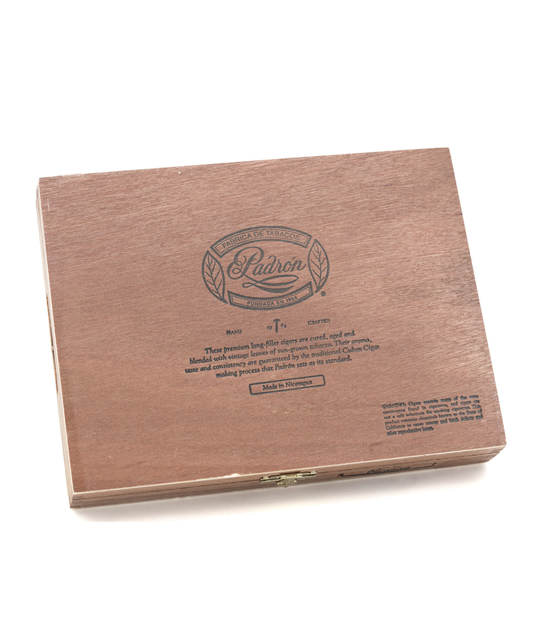 Padron 1964 Anniversary Series Monarca Cigar Box View 3 from AuCigars, premium Cuban cigar