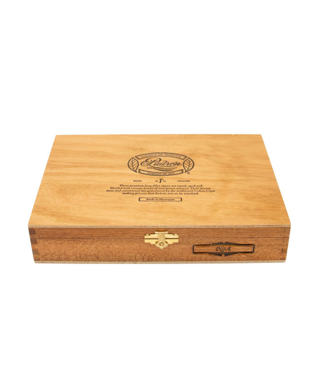 Padron 1964 Anniversary Series No. 4 Cigar Box View 4 from AuCigars, premium Cuban cigar