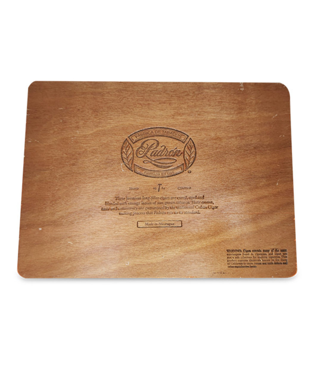 Padron 1964 Anniversary Piramides Maduro Cigar Box View 2 from AuCigars, premium Cuban cigar