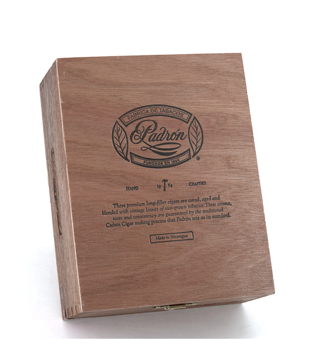 Padron 1964 Anniversary Series Presidente Maduro Tubo Cigar Box View 3 from AuCigars, premium Cuban cigar