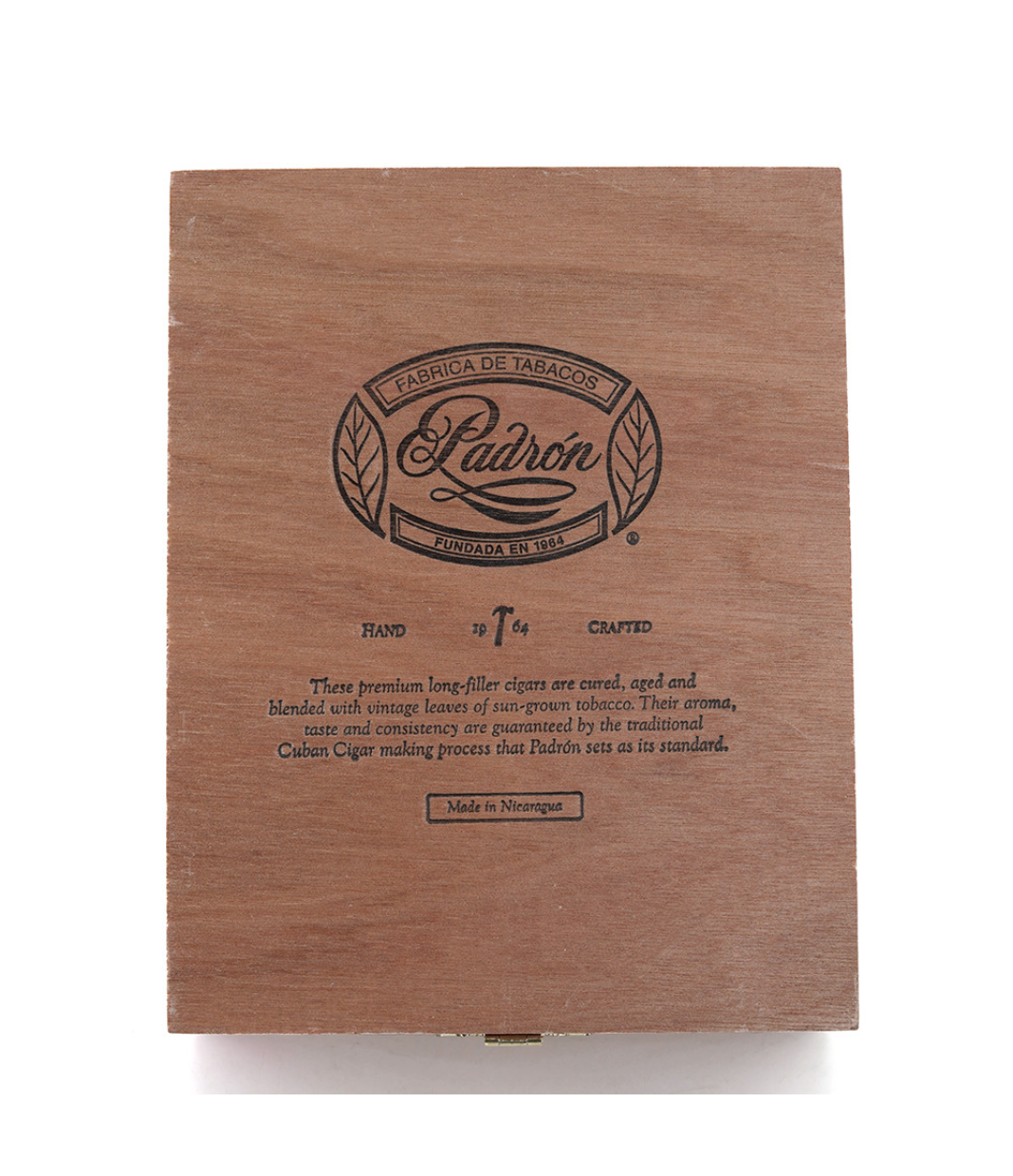 Padron 1964 Anniversary Series Presidente Maduro Tubo Cigar Box View 4 from AuCigars, premium Cuban cigar