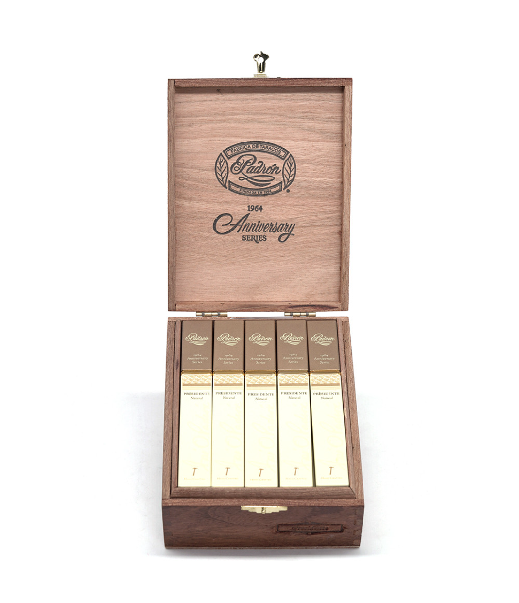 Padron 1964 Anniversary Series Presidente Tubo Cigar Box View 2 from AuCigars, premium Cuban cigar