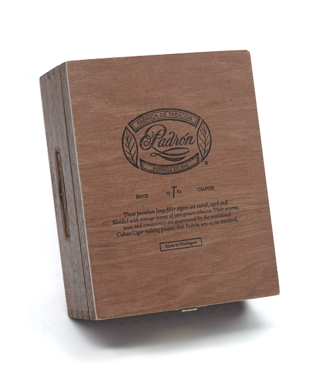 Padron 1964 Anniversary Series Presidente Tubo Cigar Box View 3 from AuCigars, premium Cuban cigar