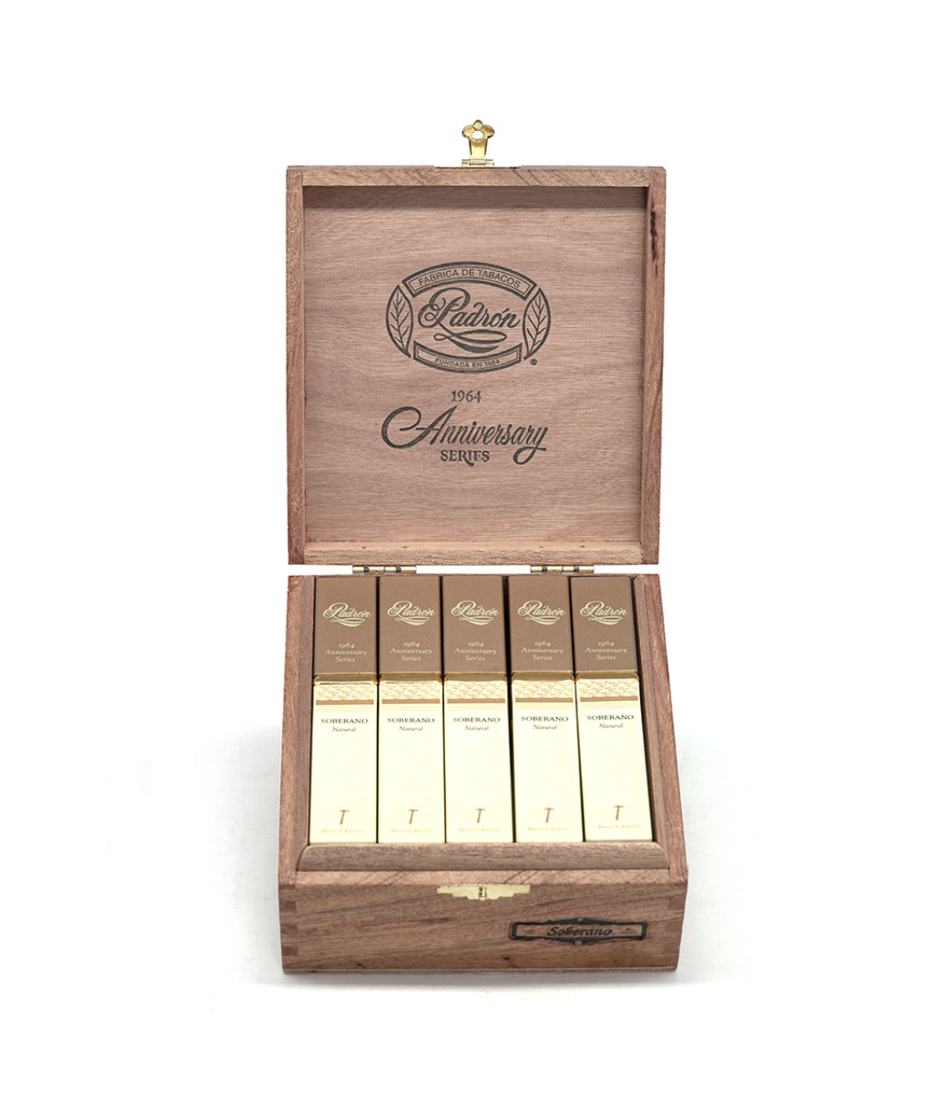 Padron 1964 Anniversary Series Soberano Tubo Cigar Box View 2 from AuCigars, premium Cuban cigar