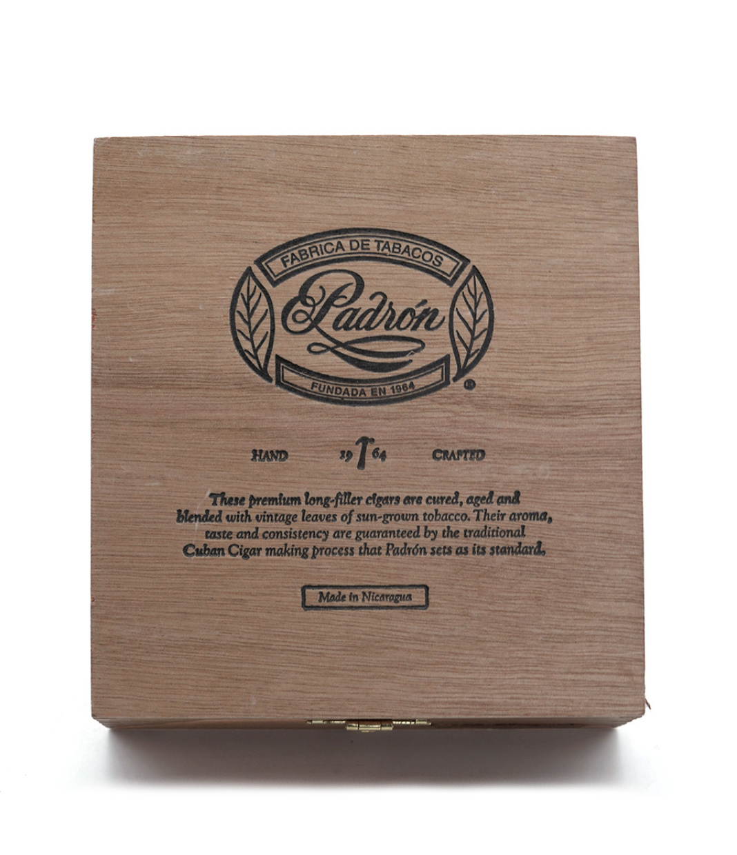 Padron 1964 Anniversary Series Soberano Tubo Cigar Box View 4 from AuCigars, premium Cuban cigar