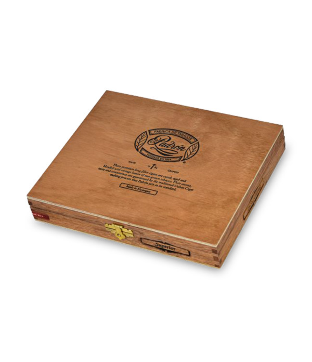 Padron 1964 Anniversary Superior Maduro Cigar Box View 2 from AuCigars, premium Cuban cigar
