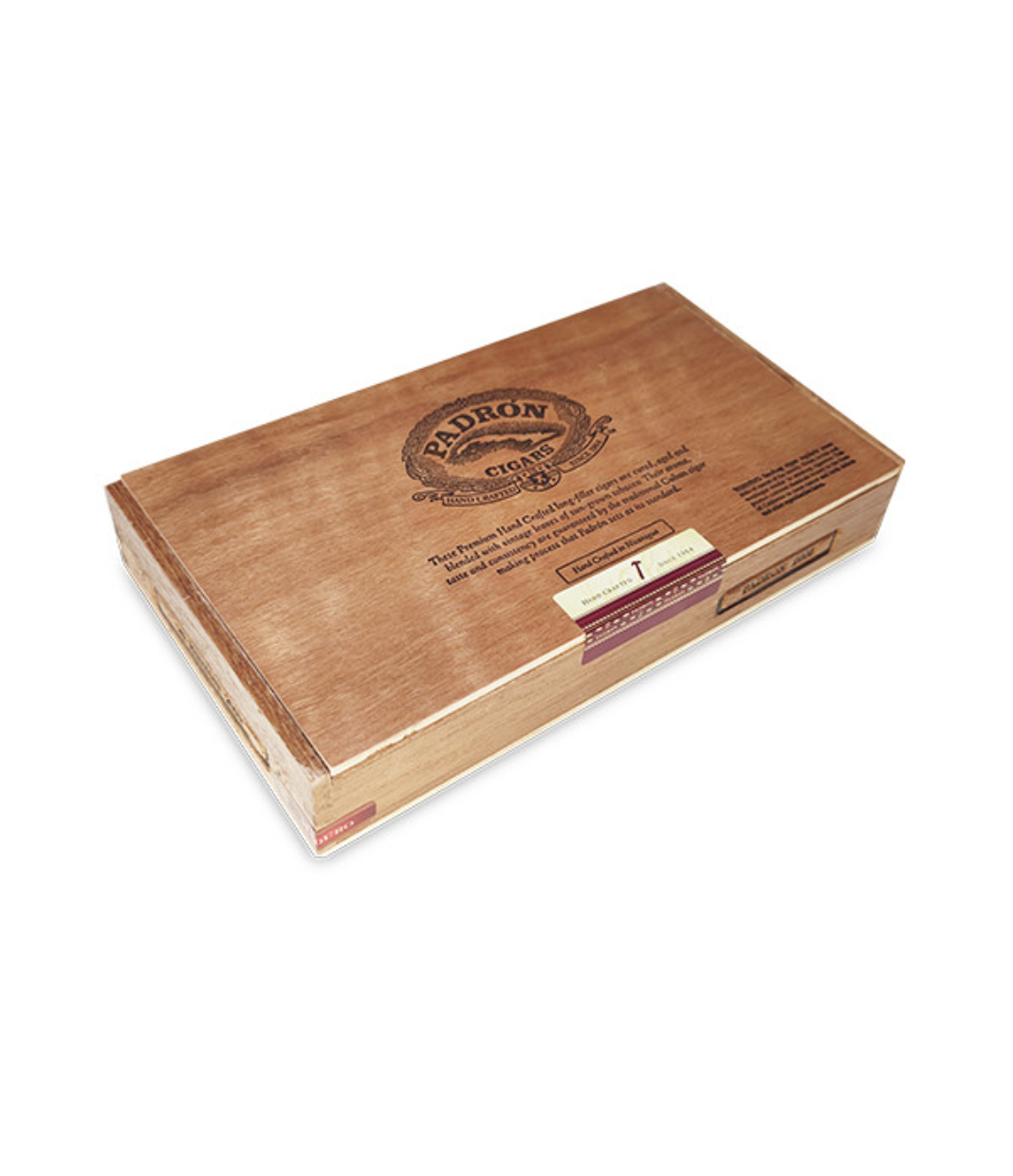 Padron 2000 Cigar Box View 2 from AuCigars, premium Cuban cigar