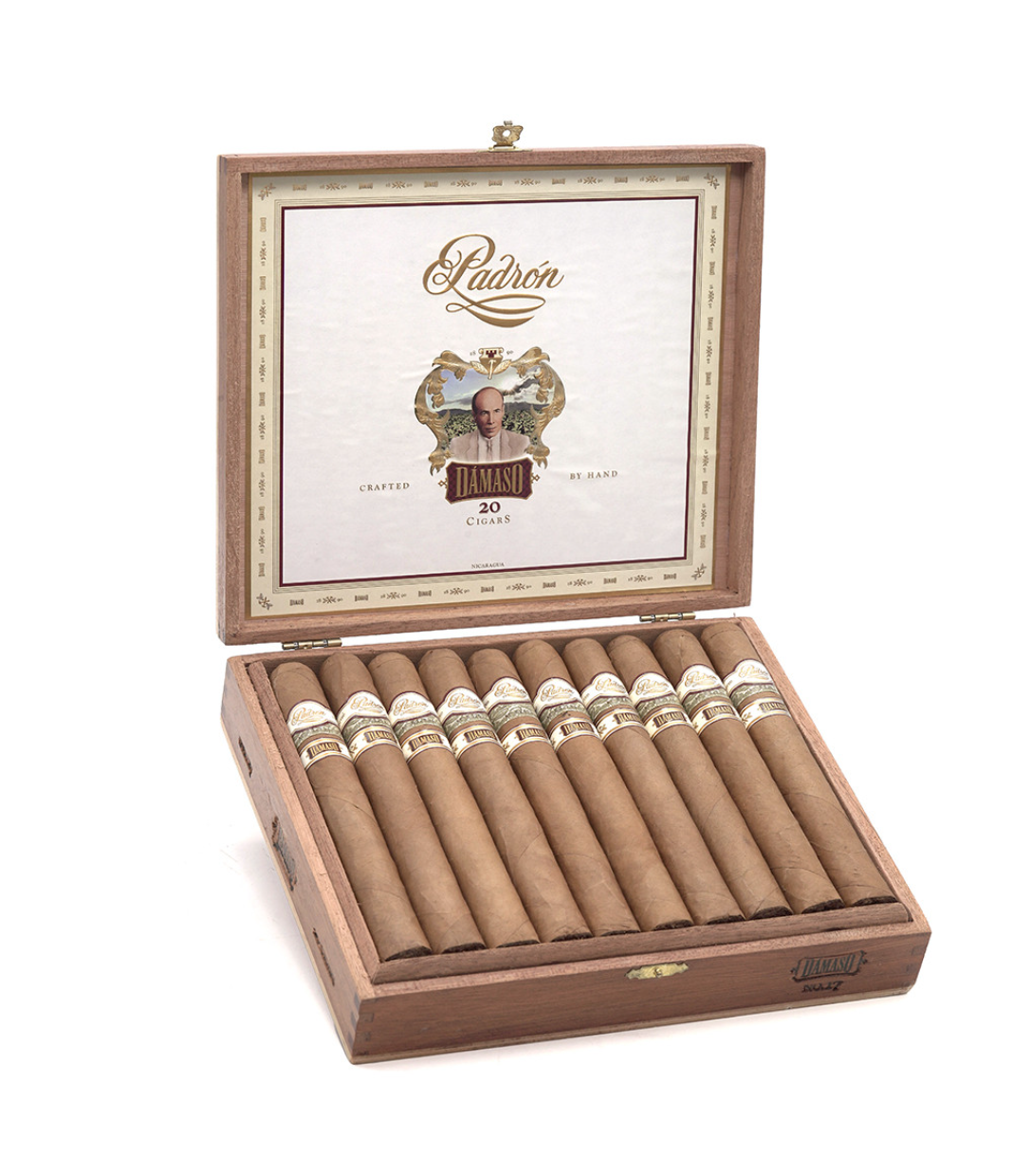 Padron Damaso No. 17 Cigar Box of 20 close-up from AuCigars, premium Cuban cigar