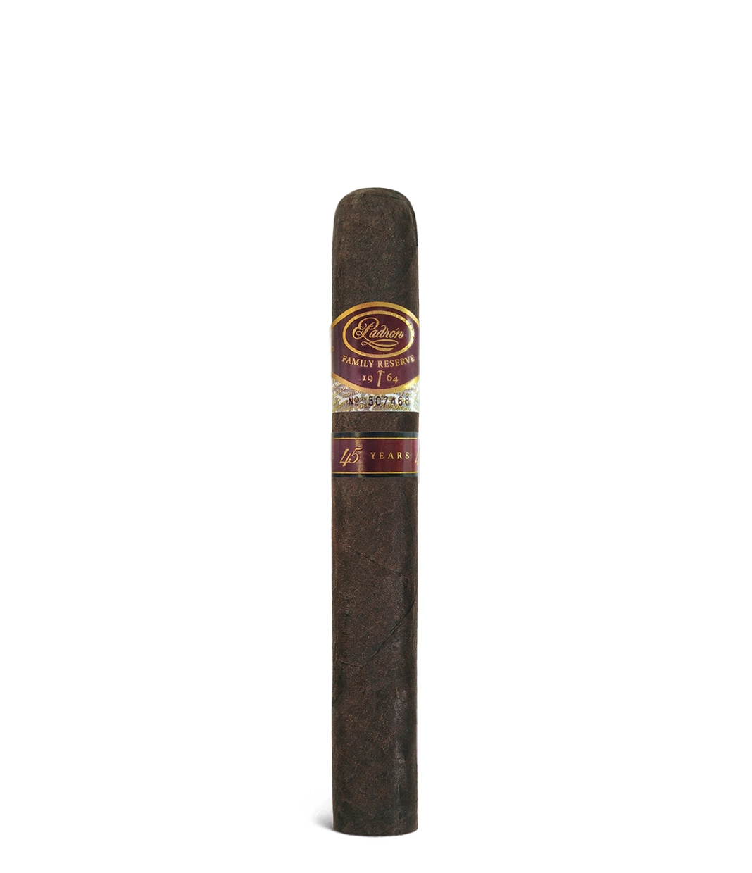 Padron Family Reserve No. 45 Maduro Cigar close-up from AuCigars, premium Cuban cigar