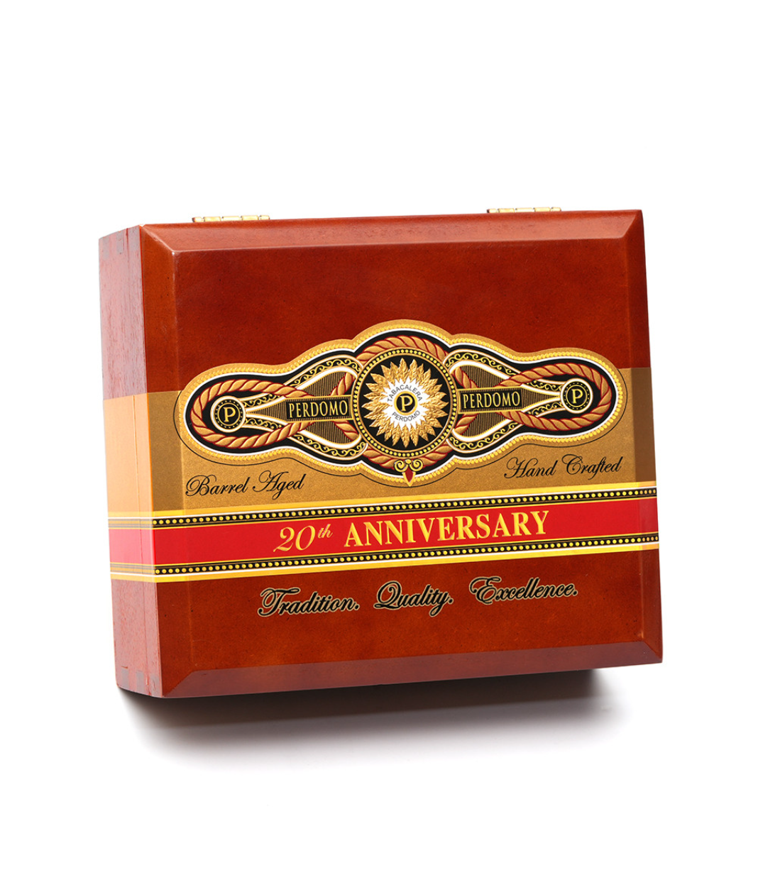 Perdomo 20th Anniversary Connecticut Epicure Cigar Box View 3 from AuCigars, premium Cuban cigar