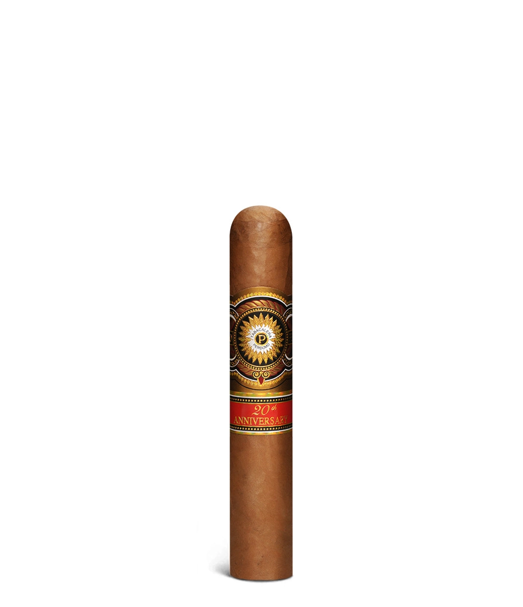 Perdomo 20th Anniversary Connecticut Robusto R556 Cigar close-up from AuCigars, premium Cuban cigar