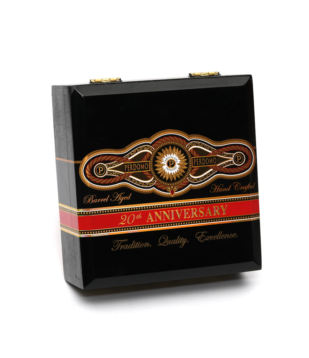 Perdomo 20th Anniversary Maduro CG6548 Cigar Box View 3 from AuCigars, premium Cuban cigar