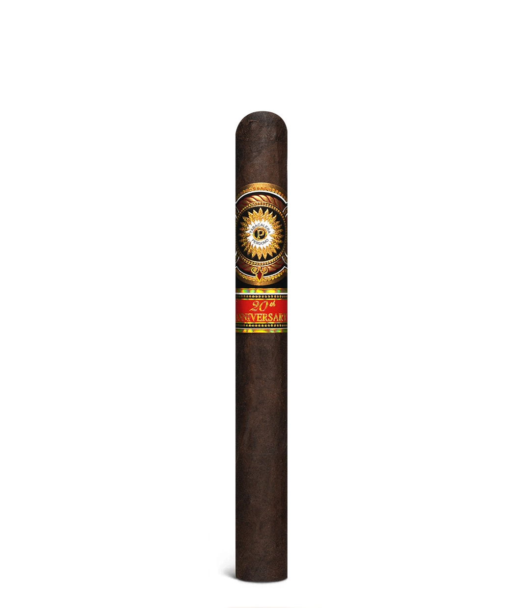 Perdomo 20th Anniversary Maduro CG6548 Cigar close-up from AuCigars, premium Cuban cigar