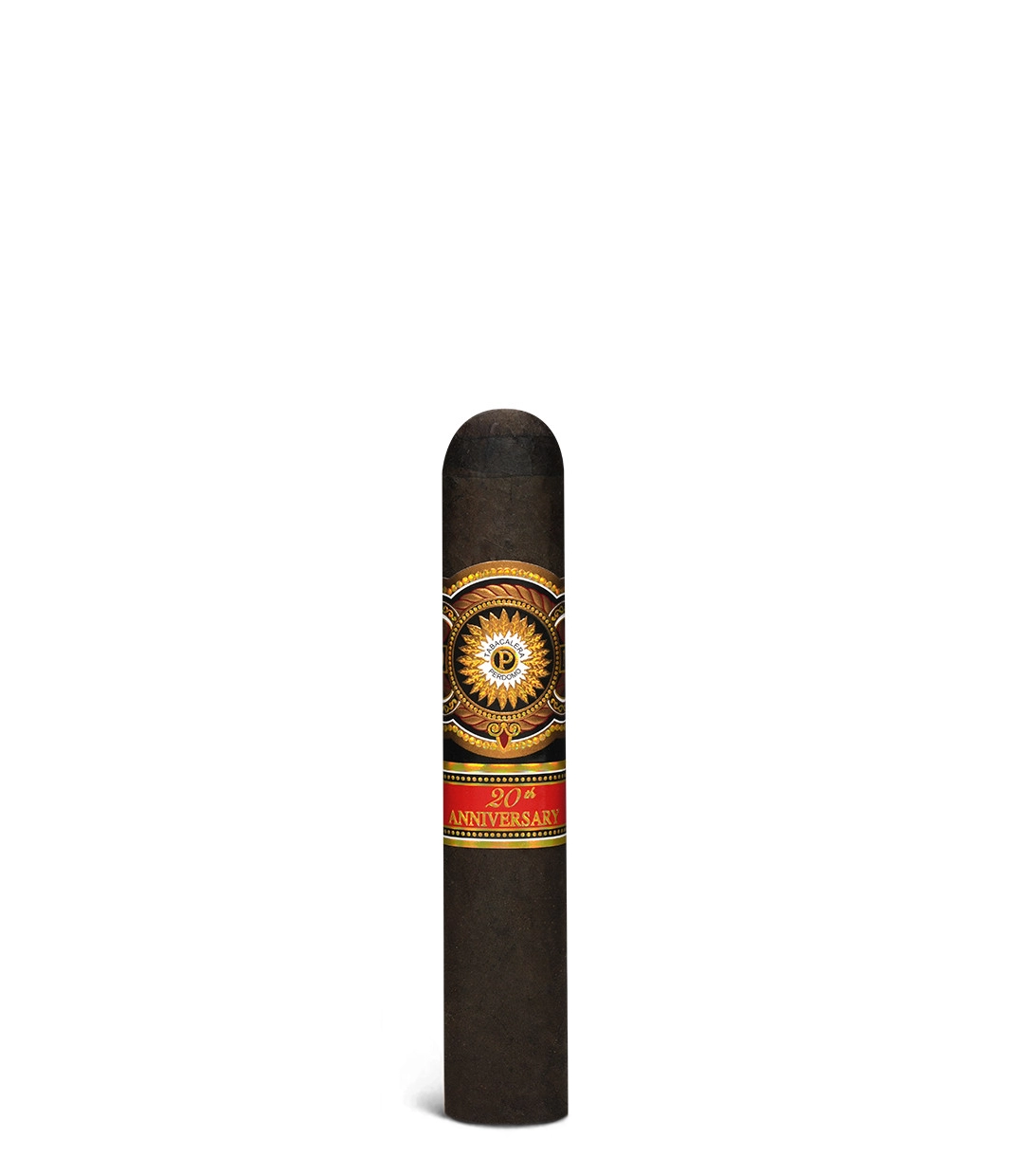 Perdomo 20th Anniversary Maduro R556 Cigar close-up from AuCigars, premium Cuban cigar