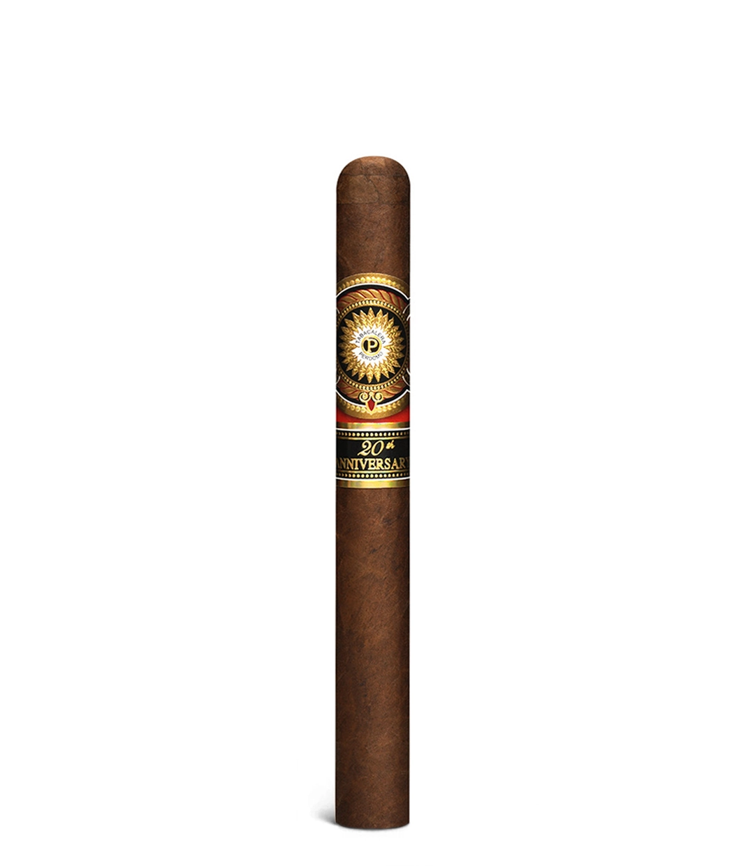 Perdomo 20th Anniversary Sun Grown Corona Grande CG6548 Cigar close-up from AuCigars, premium Cuban cigar