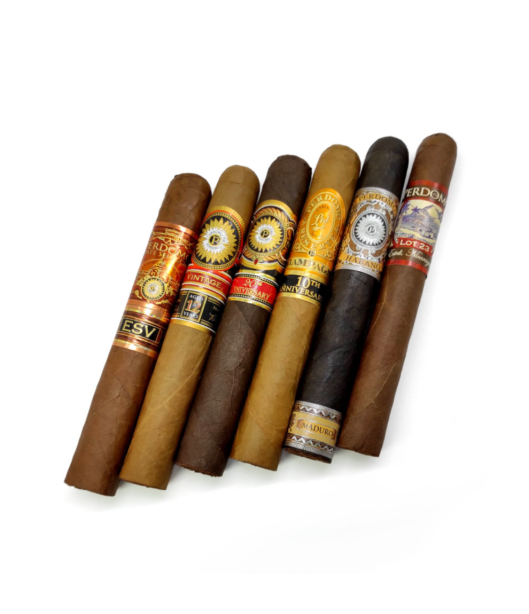 Perdomo Connoisseur Award Winning Collection Sampler Cigar Box View 4 from AuCigars, premium Cuban cigar