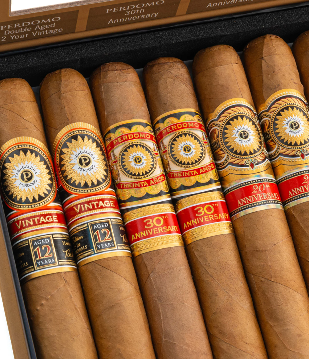 Perdomo Connoisseur Connecticut Collection Sampler Cigar Box View 5 from AuCigars, premium Cuban cigar
