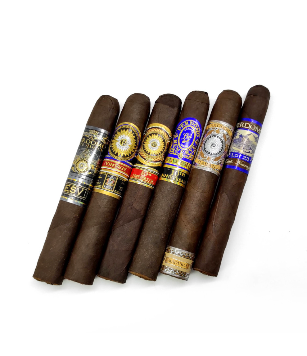 Perdomo Connoisseur Maduro Collection Sampler Cigar Box View 4 from AuCigars, premium Cuban cigar