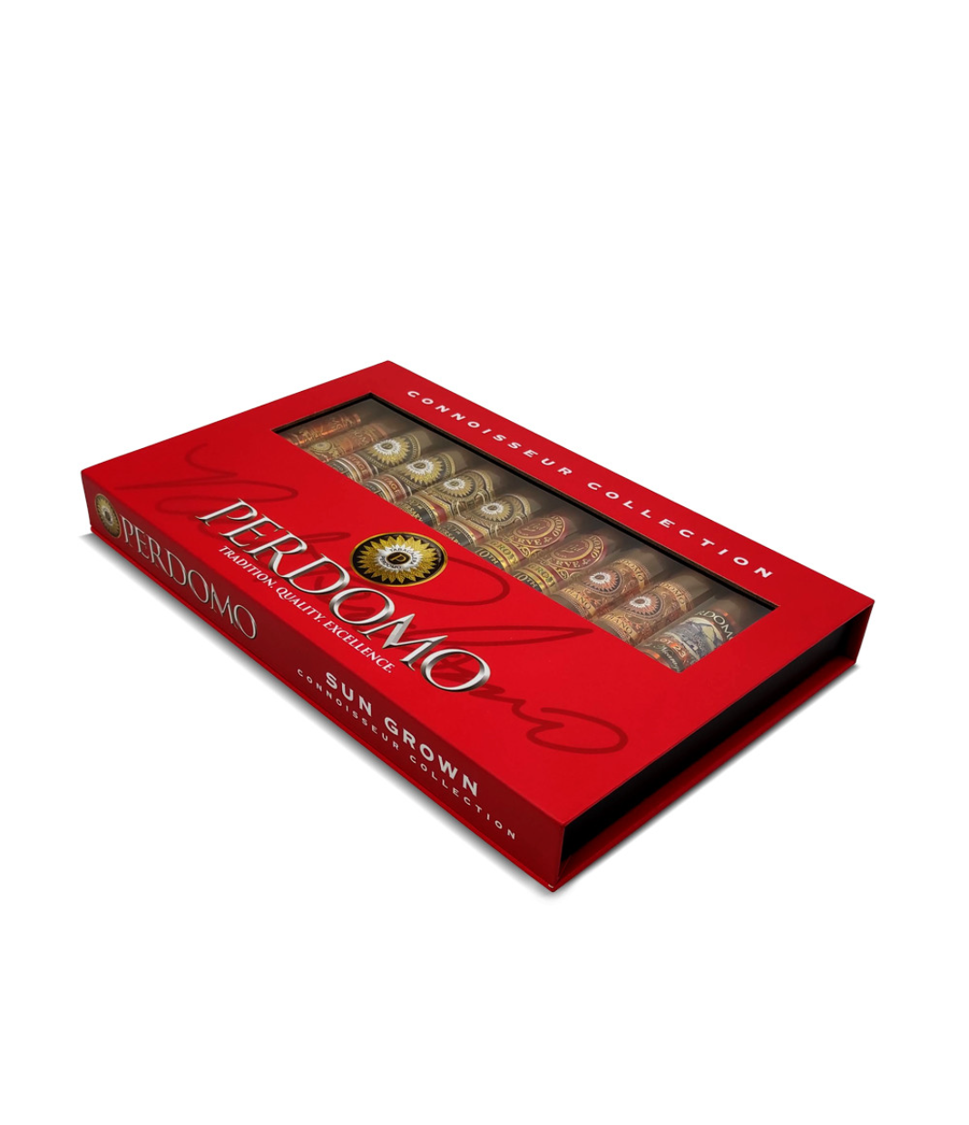 Perdomo Connoisseur Sun Grown Collection Sampler Cigar Box View 3 from AuCigars, premium Cuban cigar