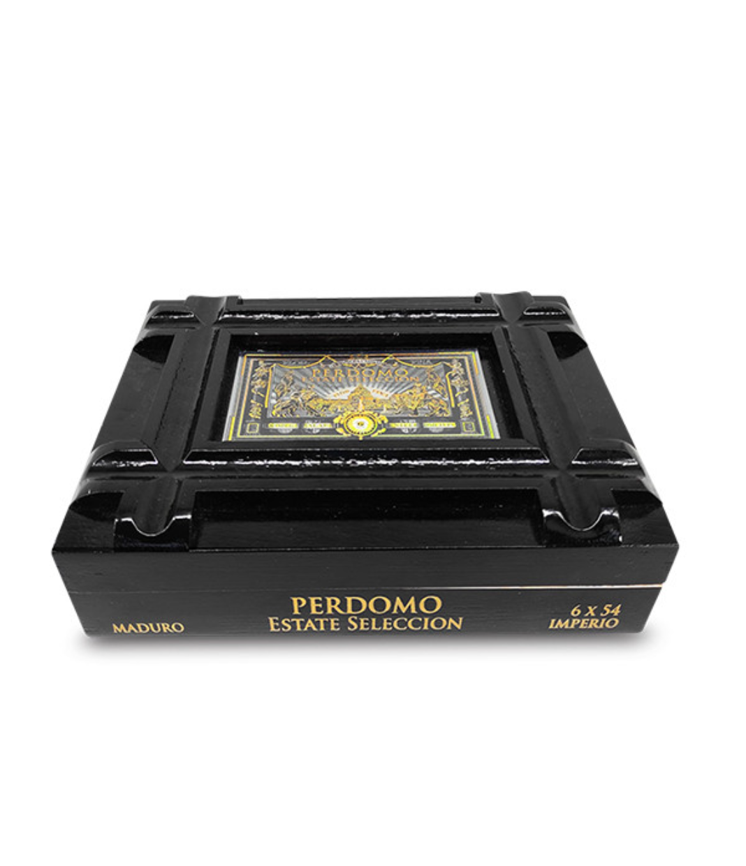 Perdomo Estate Seleccion Vintage Maduro Imperio Cigar Box View 2 from AuCigars, premium Cuban cigar