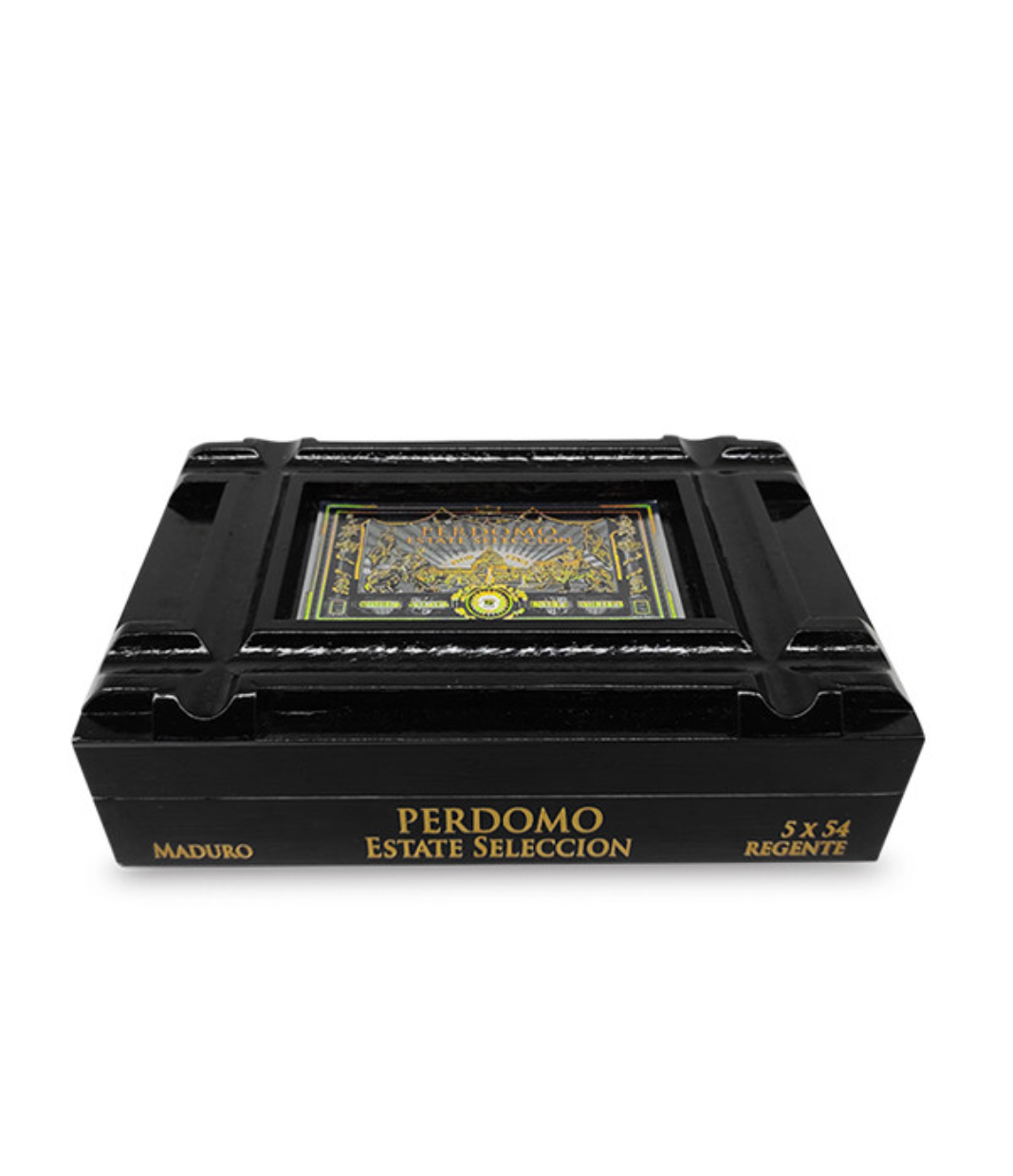 Perdomo Estate Seleccion Vintage Maduro Regente Cigar Box View 2 from AuCigars, premium Cuban cigar
