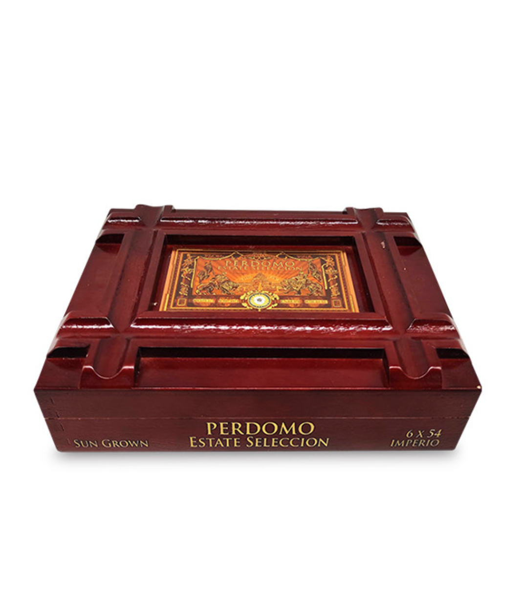 Perdomo Estate Seleccion Vintage Sun Grown Imperio Cigar Box View 2 from AuCigars, premium Cuban cigar