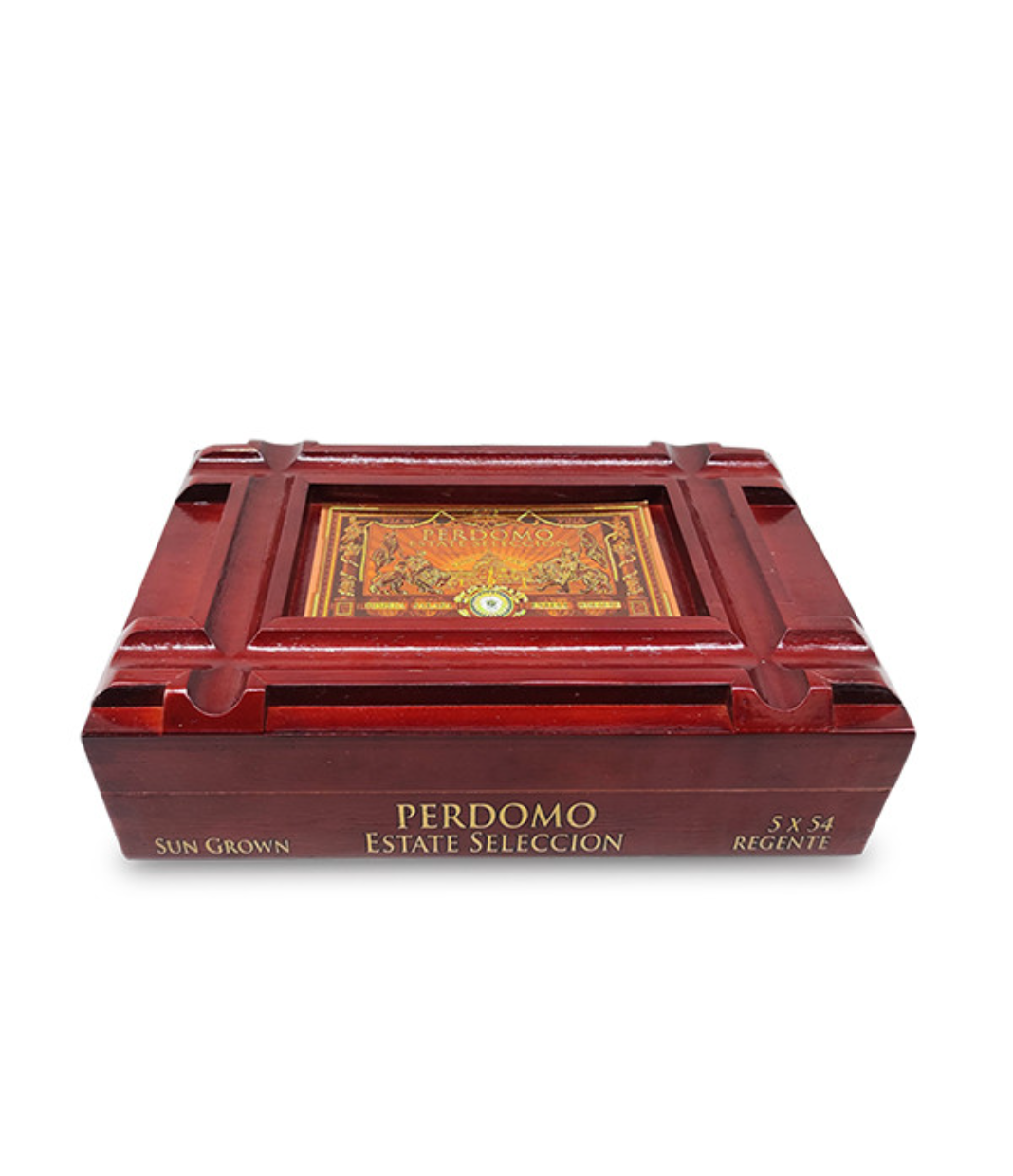 Perdomo Estate Seleccion Vintage Sun Grown Regente Cigar Box View 2 from AuCigars, premium Cuban cigar