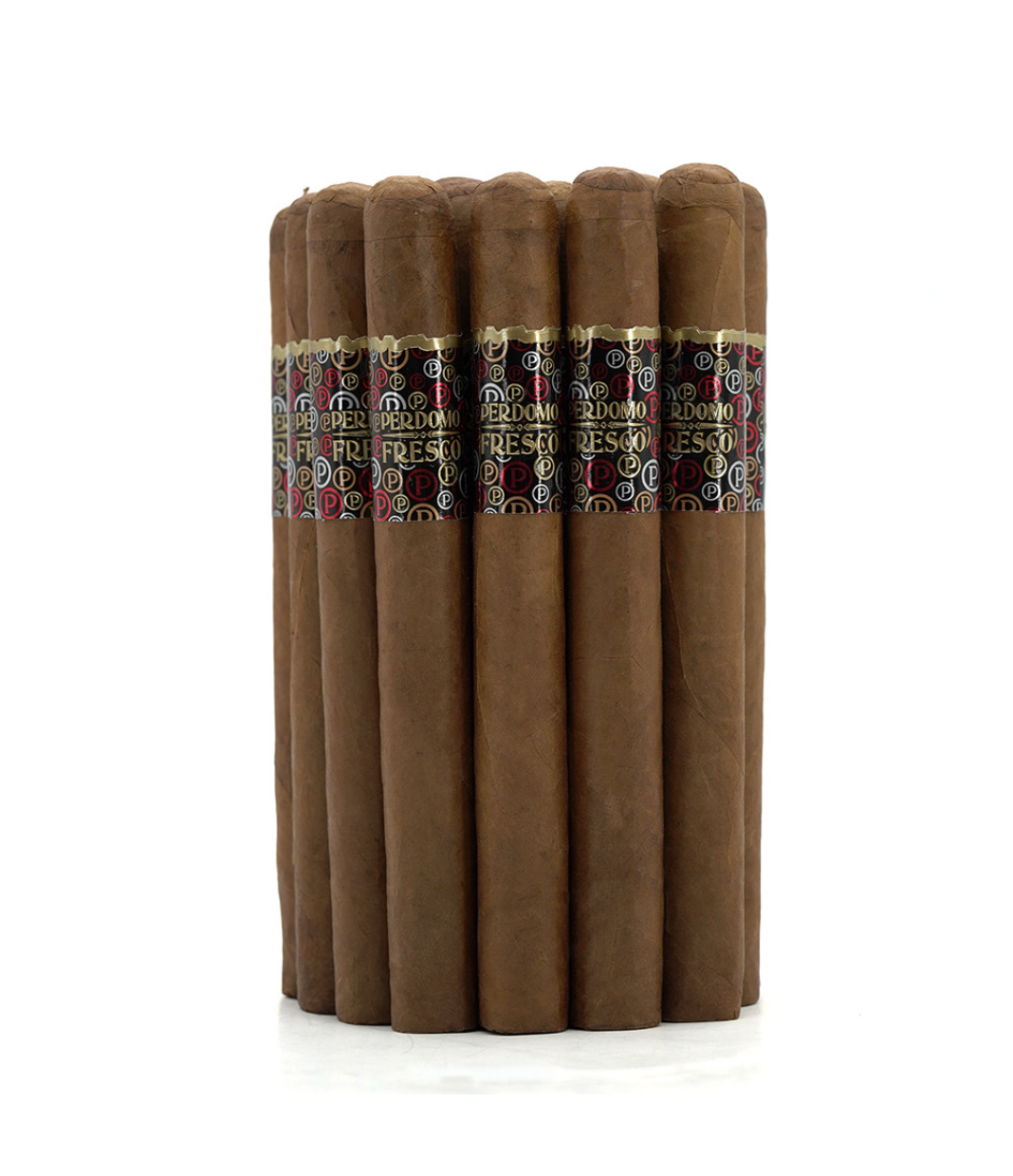 Perdomo Fresco Sun Grown Churchill Cigar Box of 25 close-up from AuCigars, premium Cuban cigar