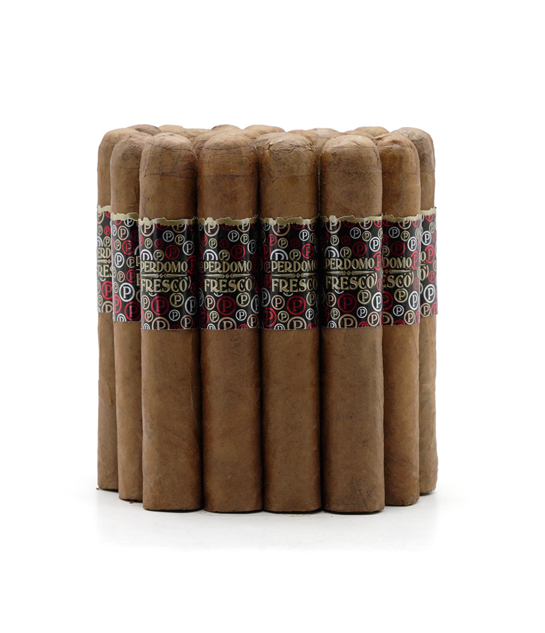 Perdomo Fresco Sun Grown Robusto Cigar Box of 25 close-up from AuCigars, premium Cuban cigar