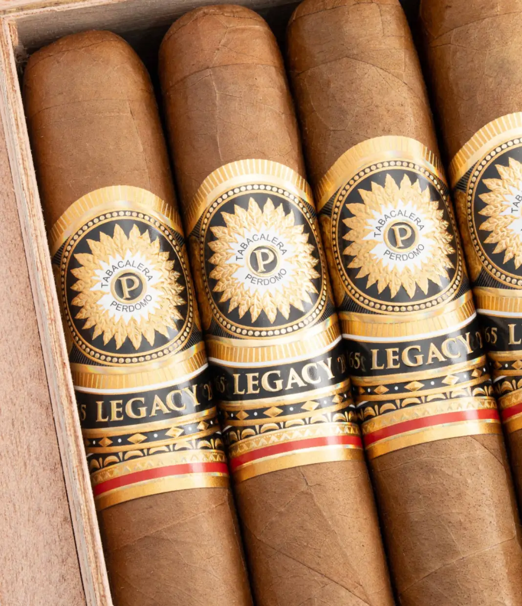 Perdomo Legacy Connecticut Epicure Cigar Box View 2 from AuCigars, premium Cuban cigar