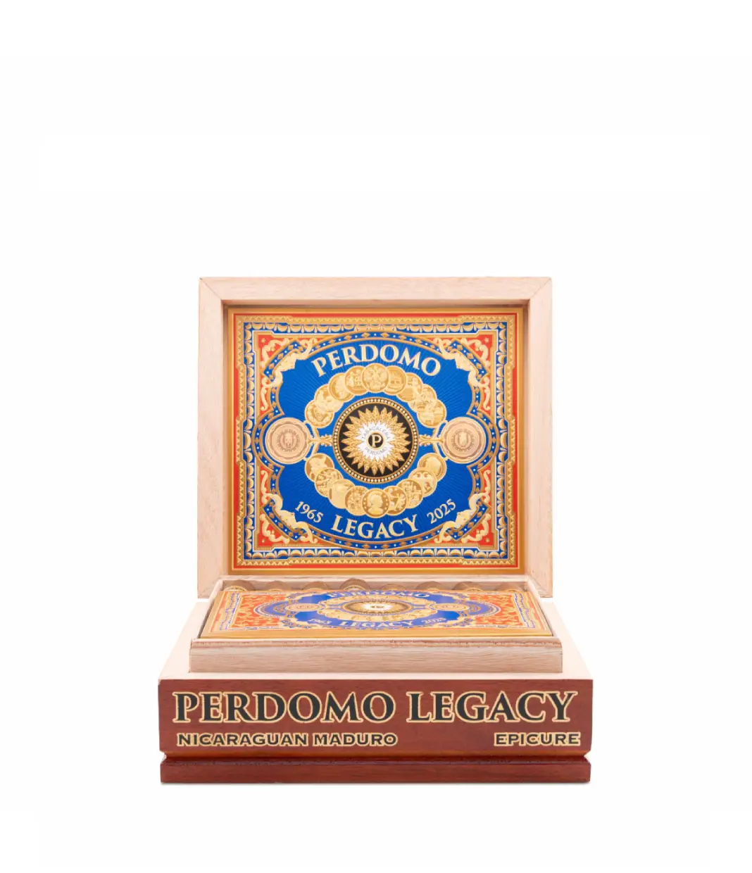 Perdomo Legacy Maduro Epicure Cigar Box View 4 from AuCigars, premium Cuban cigar