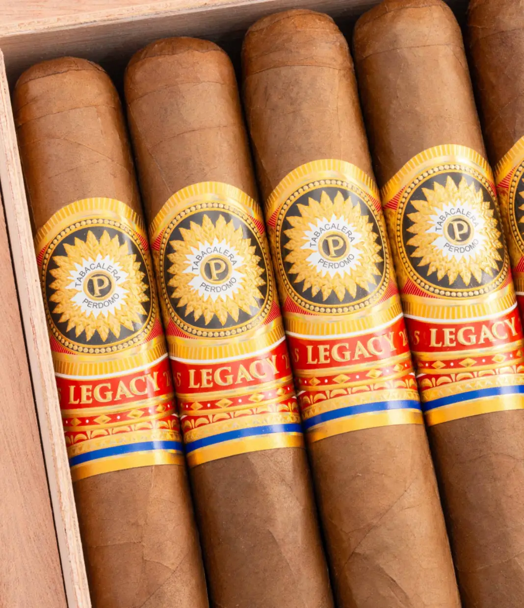 Perdomo Legacy Shade Grown Epicure Cigar Box View 2 from AuCigars, premium Cuban cigar
