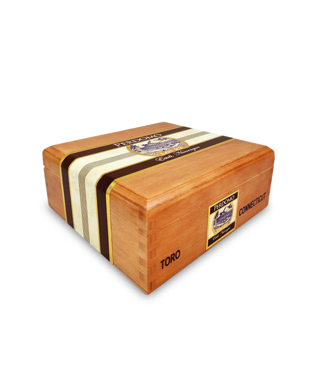 Perdomo Lot 23 Connecticut Toro Cigar Box View 2 from AuCigars, premium Cuban cigar