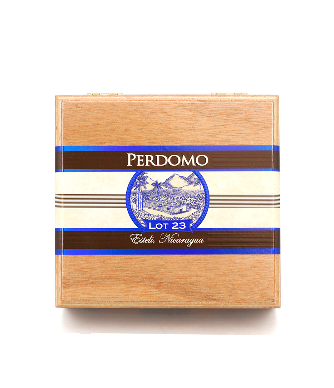 Perdomo Lot 23 Maduro Toro Cigar Box View 4 from AuCigars, premium Cuban cigar