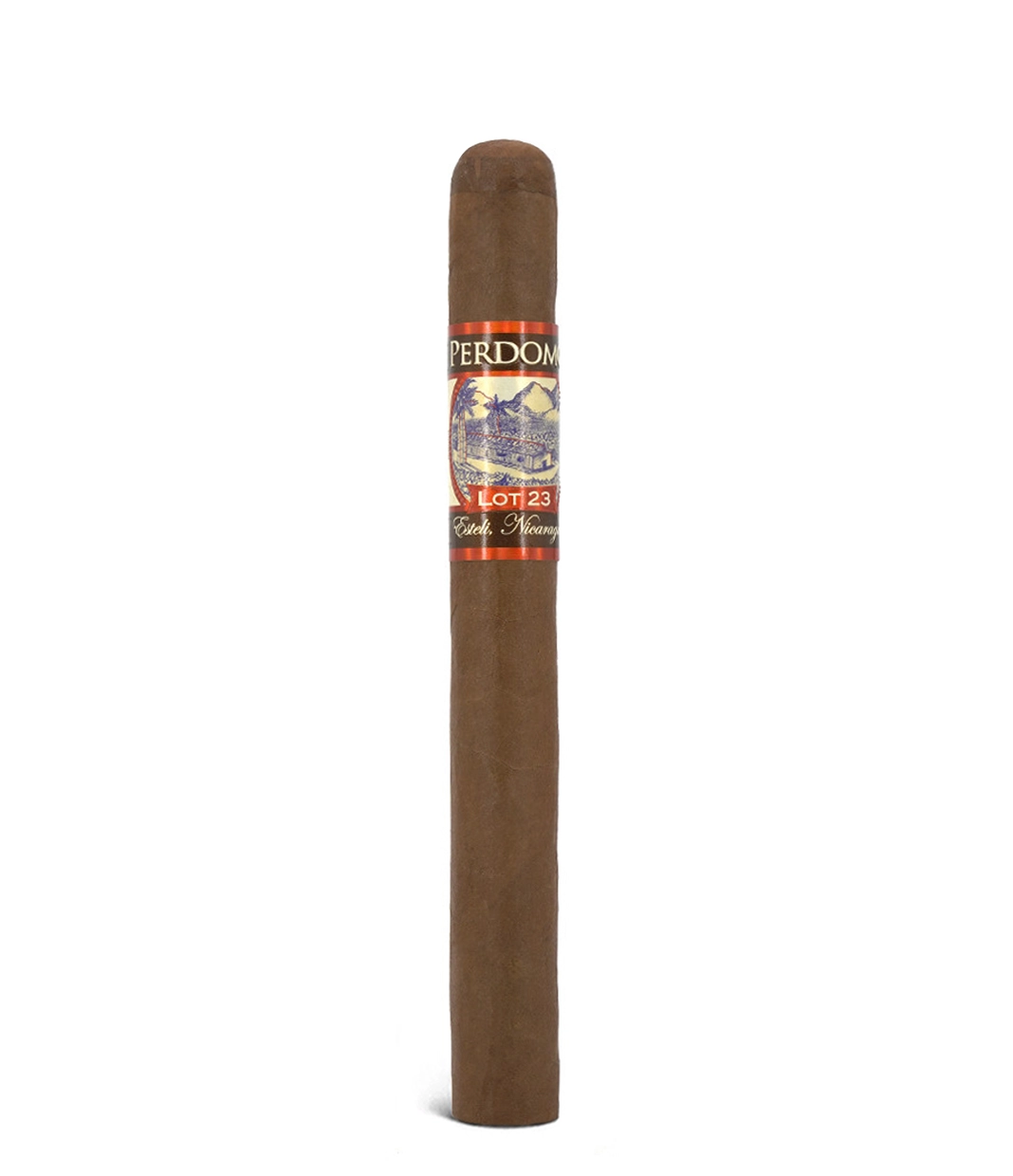 Perdomo Lot 23 Sun Grown Churchill Cigar close-up from AuCigars, premium Cuban cigar